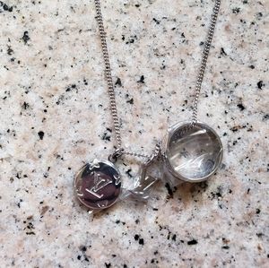 Louis vuitton necklace with ring
